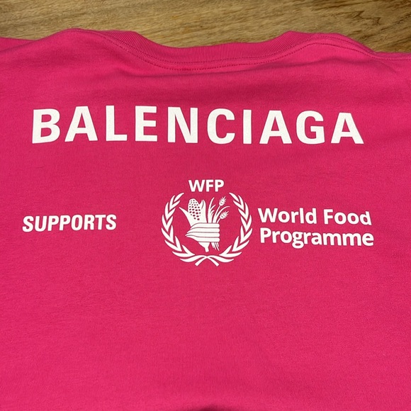 Authentic Balenciaga x World Food Programme Tee - Picture 5 of 7